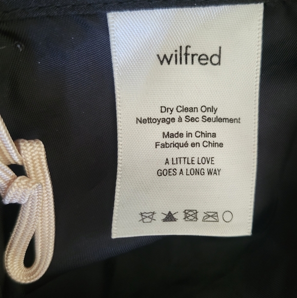 Aritzia Wilfred Wool Wrap Front Skirt - Picture 3 of 7